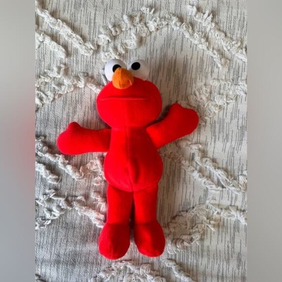 Vintage 1997 Sesame Street Beans‎ Elmo Muppet Plush - Picture 2 of 4